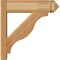 Ekena Millwork Funston Rough Sawn Arts and Crafts Outlooker, Western Red Cedar, 6"W x 20"D x 20"H OUT06X20X20FST03RWR - alternate 2